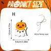 Placa Decorativa de Halloween Fofa e Peculiar de Fantasma Branco com Corda para Pendurar, Perfeita como Presente Decorativo