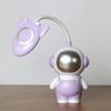 Nueva lámpara de escritorio recargable de astronauta LED para aprender y leer, lámpara de escritorio LED para habitación de estudiante, lámpara de mesita de noche