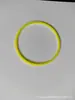 Pulsera brazalete de banda de goma de silicona luminosa de colores anillo de pulsera fina de silicona joyería banda de goma anillo elástico para el cabello