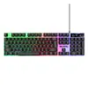 Teclado Mecânico USB para Jogos de Computador Bajeal K35, Teclas de Perfil Alto, Anti-Ghosting Total, Arma Lol