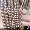 Colar Redondo de Pérolas de Imitação Brilhantes Contas Sem Laca Colar de Contas DIY Pulseira Joias Contas de Pérolas de Imitação
