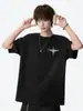 Camiseta de Manga Corta Estilo Americano con Estampado de Polaris para Hombre 2026 Nueva Tendencia de Verano Marca High Street Holgada Versátil Camiseta de Media Manga