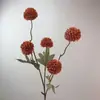 5 Bolas Pequenas de Cebolinha, Bolas Pequenas de Agulha, Flores Artificiais de Crisântemo, Adereços de Fotografia, Arranjos de Flores de Chão, Arranjos de Flores para Exterior, Flores Artificiais para Decoração de Casa