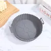 Amazon Transfronterizo Freidora de Aire Revestimiento de Silicona Tapete para Hornear Bandeja para Hornear Horno Microondas Horneado Molde para Pastel Resistente a Altas Temperaturas