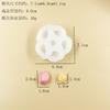 Molde de Silicone Pétala de Tulipa Folha Moedor de Creme Chocolate Flor Gesang Ferramenta para Assar Bolo de Grau Alimentício