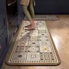 Tapete de Piso para Cozinha de Lama Diatomácea Fácil de Limpar Resistente a Óleo Resistente à Sujeira Tapete Antiderrapante Absorção de Água Absorção de Óleo Tapete de Cobertura Total Outras Grades