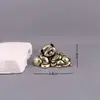 Latón Puro Escritorio de Oficina Doce Signos del Zodíaco Cerdo de la Suerte Pequeños Adornos Mascota de Té Artesanías Muebles de Sala de Estar Accesorios para el Hogar