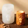 Vela Aromática de Rena de Natal em Resina Cristalina, Decoração Perfumada, Enfeite, Presente, Enfeite de Silicone Cerâmico