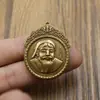 Colgante de latón macizo Tianjiao Genghis Khan nuevo personalizado manualidades creativas puesto colgante venta al por mayor