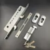Fechadura Gancho para Porta de Correr de Alta Resistência Corpo de Fechadura com Gancho Duplo Chave de Ponte Quebrada Aço Inoxidável Antifurto Fechadura para Porta de Vidro de Correr de Varanda