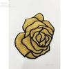 En stock, fabricantes, pegatinas de tela con bordado de encaje rosa, moda, hermoso bordado por computadora, flores, parche, par de flores
