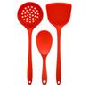 Amazon nylon terno de utensílios de cozinha 3-Piece cozinha suprimentos de silicone plástico antiaderente espátula colher de arroz Colander