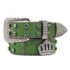 Cinturón de diamantes de imitación transfronterizo europeo y americano para mujer, corona con incrustaciones de diamantes de imitación, joyería de hip-hop, moda punk, vaqueros Baita