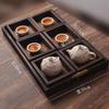 Bandeja de Madera Maciza y Bambú, Bandeja Larga para Frutas, Mesa de Centro para Sala de Estar, Juego de Té Japonés, Bandeja de Té, Club de Hotel, Estilo Tailandés Feng Shiai