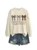 Fútbol es mi favorito Amazon Wish sitio independiente moda casual versátil sudadera para mujer