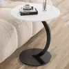Mesa de Café Redonda Pequeña Creativa Personalizada Nórdica de Lujo Ligero para Sala de Estar de Hogar Apartamento Pequeño Mesa Auxiliar Redonda de Té para Ocio