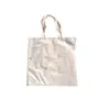 Venta Directa de Fábrica Beige Algodón Puro Listo para Usar Blanco Multiusos Bolso de Hombro de Algodón Bolso Ecológico Logo Impreso