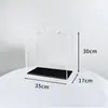 Caja de Regalo de Dinero de Acrílico Transparente, Caja Cuadrada para Flores, Caja DIY 520 Día de San Valentín, Personalización de Caja de Regalo de Dinero