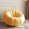 Sofá nórdico perezoso, popular silla de calabaza individual de tatami, sofá pequeño para apartamentos pequeños, dormitorio, balcón, reclinable de ocio
