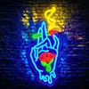 Luz de Neón con Forma de Gesto Genial, Letrero Iluminado de Pared para Bar, Sala de Juegos, Habitación de Niños, Luz Decorativa de Ambiente