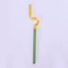 Palito de Vidro Colorido Estilo Japonês Fofo Resistente a Altas Temperaturas Combinação de Cores Criativa Para Bebidas Quentes Leite Palito Curvo