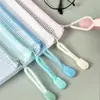 Bolsa de archivo de cuadrícula a4 plástico transparente impermeable cremallera bolsa de archivo de gran volumen bolsa de examen a6 datos a5 bolsa de almacenamiento