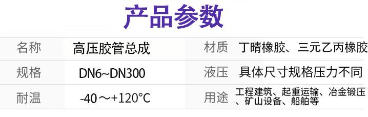钢丝编织橡胶软管机械煤矿用管
