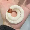 Pulseira Bodhi de Jade Branco, Contas Brancas de Porcelana em Formato de Intestino de Porco em Círculo Duplo, Macia e Flexível para Homens e Mulheres Brincarem, Joias para Atacado