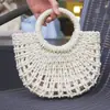 Bolso cruzado tejido para mujer, estilo bohemio, otoño nuevo, bolso de mano lindo con borlas, bolso de hombro único