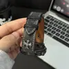 Adecuado para Huawei Gt7 Calavera Cruzada Correa de Reloj Watch6Pro Moda y Versátil Correa de Muñeca de Mezclilla Personalizada Correa de Reloj