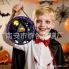 Adornos de vidrio de calabaza fantasma transfronterizos, decoraciones colgantes coloridas para el hogar, decoraciones de ventana y atrapasoles para jardín