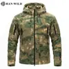 Chaqueta de Polar con Capucha Táctica para Exteriores Han Ye, Estilo Tad Engrosado, Capa Interior Mejorada, Abrigo de Primavera y Otoño