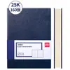 Deli 3186 Cuero Oficina de Negocios Cubierta PU Bloc de Notas Cuaderno de Conferencias Retro Engrosado Diario 25