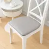 Almofada Impermeável para Cadeira de Jantar em Formato de Ferradura, Assento Espesso de Couro, Adequada para Todas as Estações, Almofada Antiderrapante para Uso em Casa e no Escritório