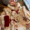 Traje de Año Nuevo para Niña en Stock, Nuevo Estilo de Invierno Traje Tang, Vestido de Cumpleaños, Vestido Cheongsam Hanfu de Año Nuevo Chino para Niña Pequeña