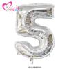 Globo de Película de Aluminio Digital Versión Gruesa de 30 pulgadas / 32 pulgadas Globo Venta al por Mayor Globo Digital de 75 cm Decoración de Fiesta Globo Inflable