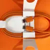 Laranja Adequado para Apple 17I Tipo-C Duplo Carregamento Rápido Cabo de Dados Trançado 60Wphone15/16 Cabo de Carregamento para Celular