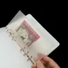 Separadores de PP, Separadores para Almacenamiento de Documentos, Clips para Almacenamiento de Monedas, Recambios de Hojas Sueltas A6.