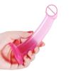 Masturbador de Sucção Jiuxi Mastro Sexo Produtos Divertidos Dildo Roxo Plug Anal Tira para Homens e Mulheres Traseiro