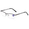 2025 Nuevos Lentes de Lectura de Media Montura con Luz Anti-Azul Lentes de Lectura para Hombre de Negocios Lentes Cómodos con Patillas de Resorte 3030