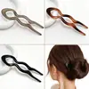 Pasador de Plástico Estilo Francés, Nuevo Herramienta de Peinado Estilo Chino, Pasador en Forma de U, Elegante Accesorio para Moño Estilo Antiguo para Mujeres con un Toque de Alta Gama