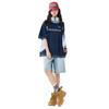 Camiseta de Manga Corta para Niña Verano 2025 Nueva Moda Adolescente Marca Ropa Holgada Niña Talla Grande Chico Delgado