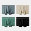 Ropa Interior de Algodón Puro para Hombre, Calzoncillos tipo Boxer Antibacterianos de Cordyceps de Rayón en la Entrepierna, Calzoncillos tipo Boxer de Algodón Transpirables y Amigables con la Piel Fabricante Venta al por Mayor