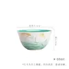 Moji Porcelana Branca Pintada à mão Reed Master Cup Kung Fu Tea Set Household Jade Mud White Porcelana Inner Glaze Turquesa Green Tea Single Cup