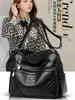 Bolso de piel suave para mujer 2026 modelo nuevo, moderno, alta calidad, simple, gran capacidad, bolso para mamá de mediana edad, bolso de hombro y cruzado para mujer