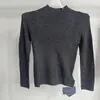 Max Alemania Hilo del Yangtsé Alta Imitación Lavable a Máquina Camiseta Base Otoño Invierno Cuello Semi Alto Lana Mujer Adelgazante Commute Interior
