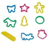 Juego de moldes de herramientas de arcilla plastilina manualidades DIY para niños 9 Piezas pequeño caleidoscopio herramienta de arcilla de color juguete
