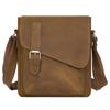 Bolso de Hombro Jiameida 2024 Personalizado Más Vendido Piel de Vaca de Primera Capa Suministro de Fábrica Bolso Cruzado de Cuero Crazy Horse para Hombre Bolso para Hombre
