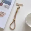 Cordão para Celular Estilo Ins Novo Estilo Copo d'Água Ventilador Chaveiro Enfeites para Pendurar Clipe Corda Curta Ajustável Acessórios de Zíper Corrente Curta