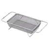 Cesta Escurridora Retráctil de Acero Inoxidable 201 Modelo Nuevo para Fregadero de Cocina, Lavaplatos, Estante de Almacenamiento para Platos y Tazones